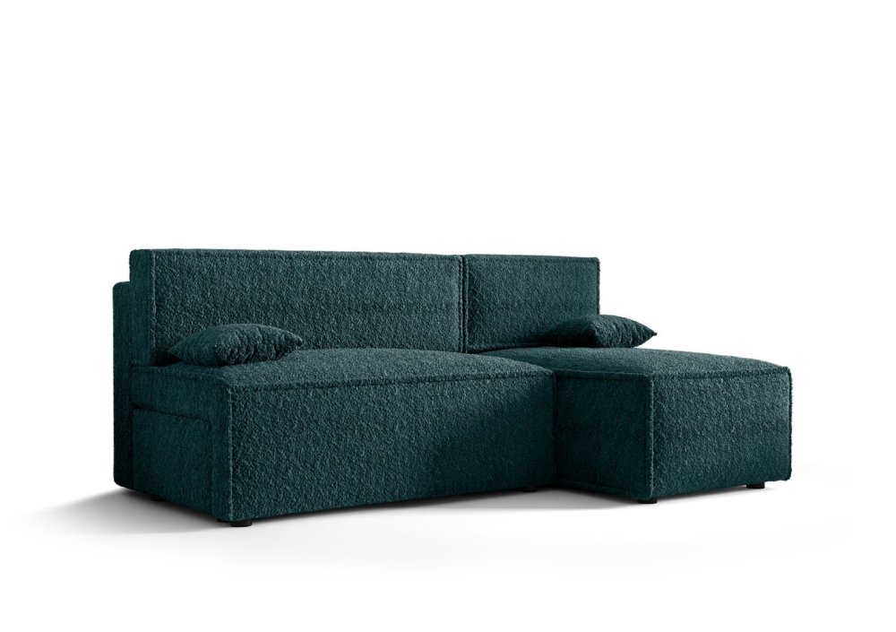 Veneti Pohodlná sedačka s úložným priestorom RADANA - tmavo zelená